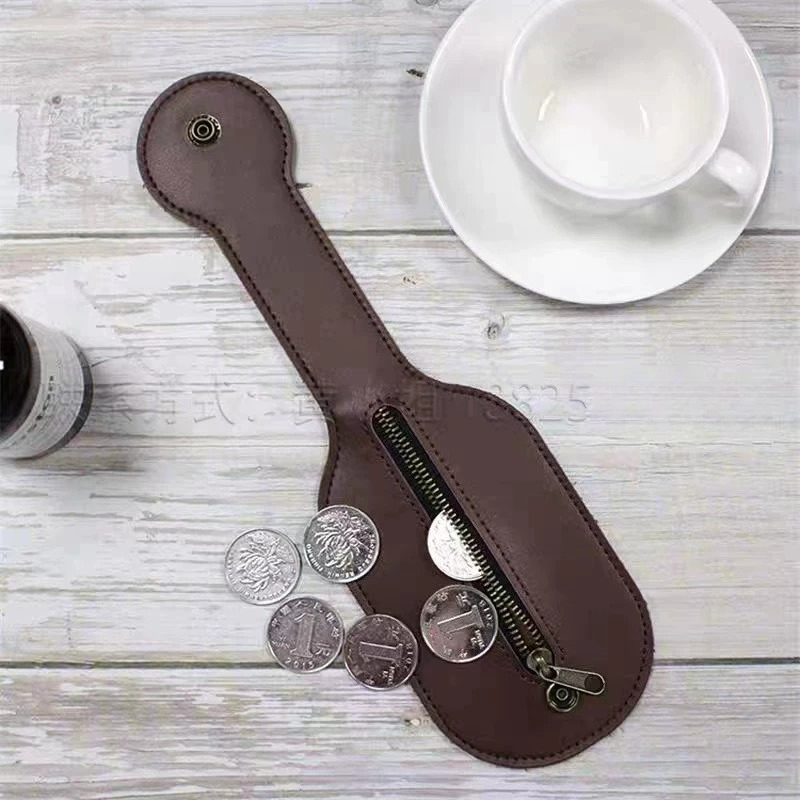 Leather Edc. Carry Pouch - Monedero de seguridad EDC para mujer,