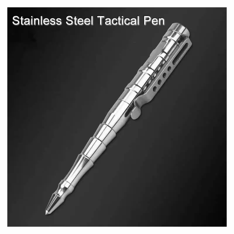 Pen Tactical Glass - Bolígrafo Táctico de Acero Inoxidable Laxi