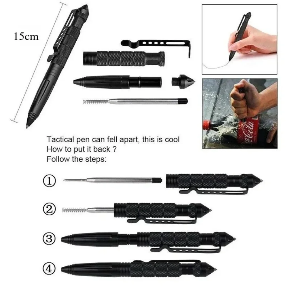 Bolígrafo Táctico Multifunción - Pen Tactical Glass reseña y precio