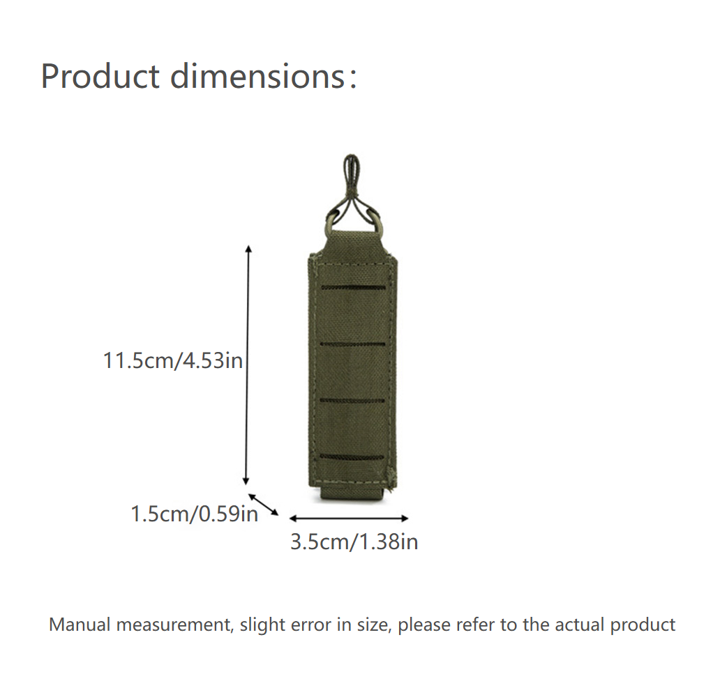 Bolsa para revistas de nailon  - Edc Carry Flashlight reseña y precio