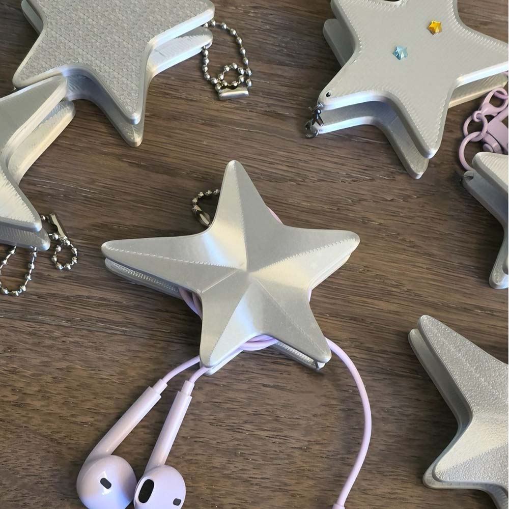 Organizador de Cables 3D con D - Cable Winder Keychain reseña y precio