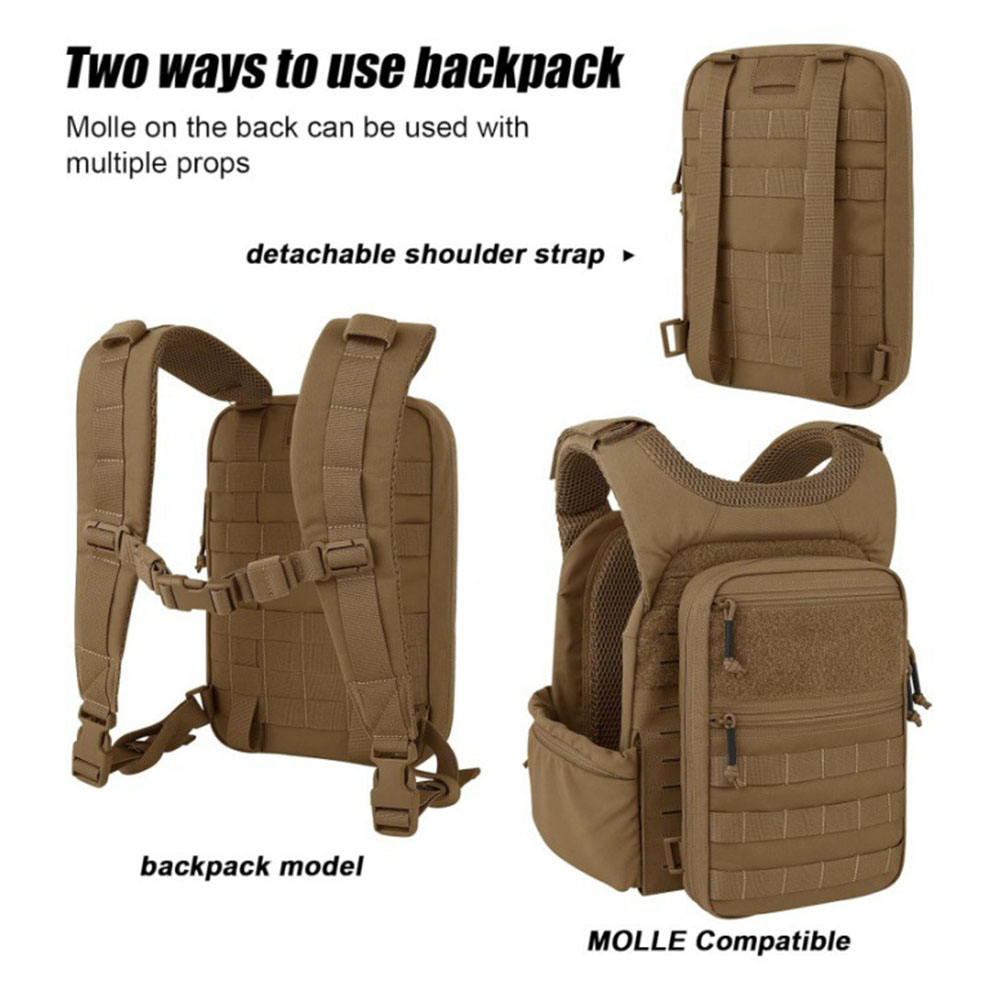 Mochila Táctica MOLLE Impermea - Edc Carry Pack reseña y precio