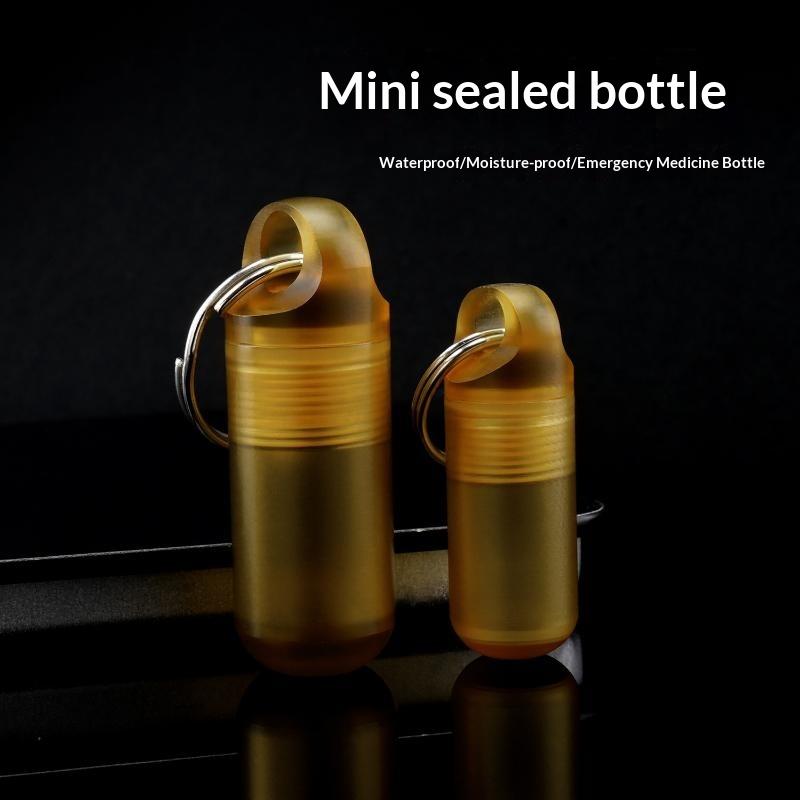 Botella pequeña para pastillas - Edc Carry Box reseña y precio